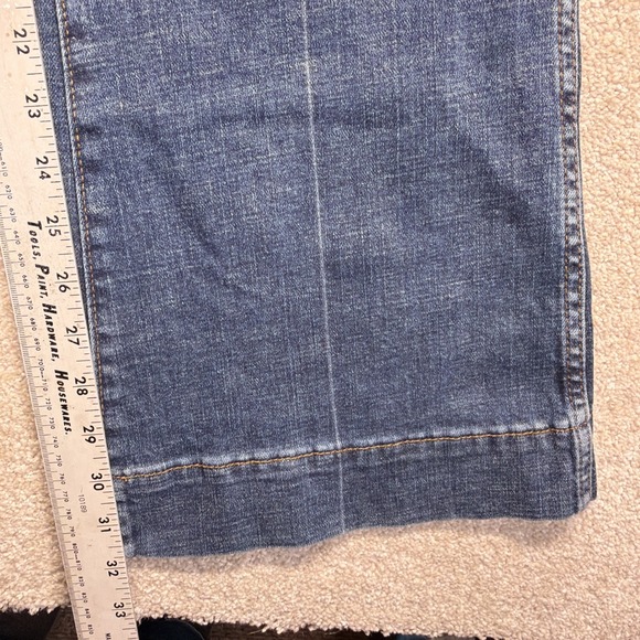 Wrangler High Rise Trouser Bootcut Jeans Womens 29 X 32 (FITS 30 X 32) Denim - Picture 6 of 10